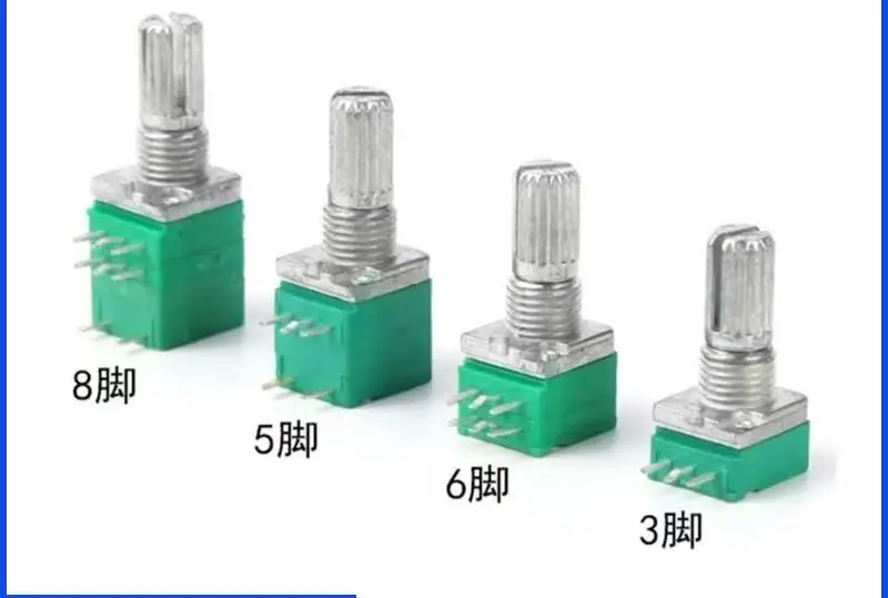 5 шт. RV097NS 5K 10K 20K 50K 100K 500K с переключателем аудио вал 15 мм уплотнительный
