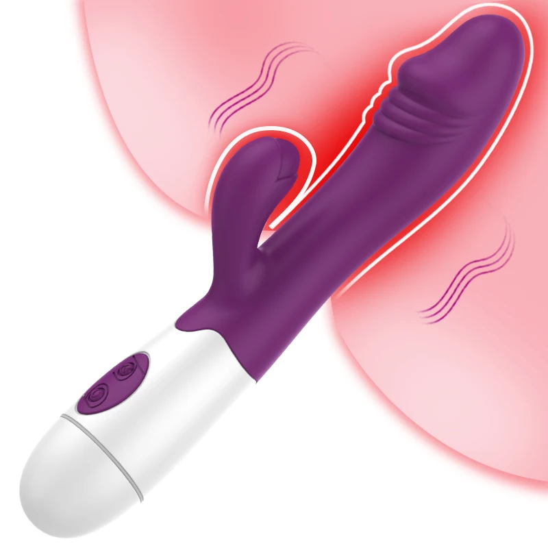 Silicone Dildo Vibrator for Women Vagina Massage G Spot Rabbit Vibrator Anal Pussy Stimulator Sexo Toys for Adult Women Sex Shop