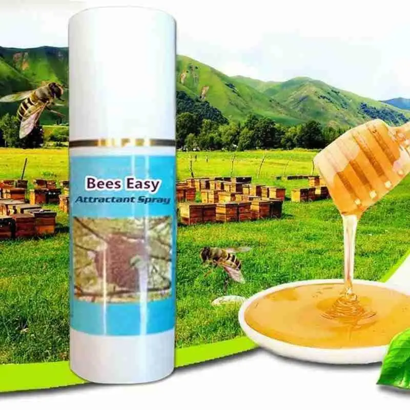

60ml Bee Easy Attractant Spray Beekeeping Equipment Apicultura Up Tools Hive Bee Spray Honey Lure Bait Induction Bees Trap O6u5