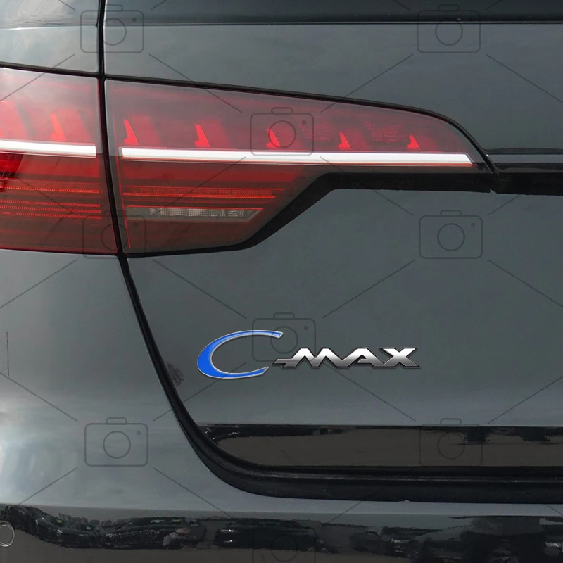 Фото Металлический корпус автомобиля для Ford C-MAX, логотип ST, наклейки с буквами, Стайлинг, значок, эмблемы на крыло багажника, наклейки, аксессуары №5