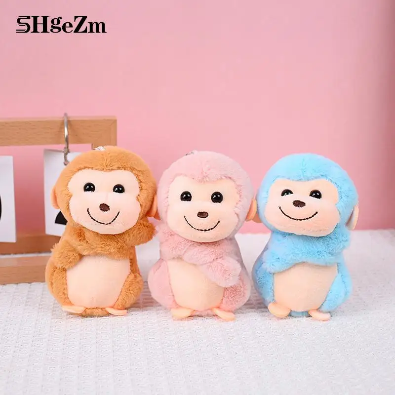 

Милый плюшевый брелок с подвеской в виде обезьяны, плюшевый мультяшный брелок с животным, женский брелок для автомобиля, подвеска для девоч...