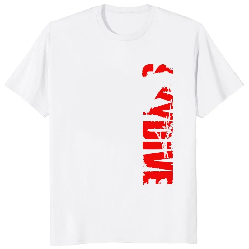 Футболка мужская с надписью винтажная тенниска парашютом коротким рукавом