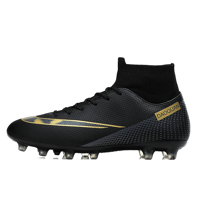 Football Boots Men Professional Non-slip High Ankle Soccer Shoes Society Boys TF/FG Comfort Lightweight Soccer Cleats Sneakers