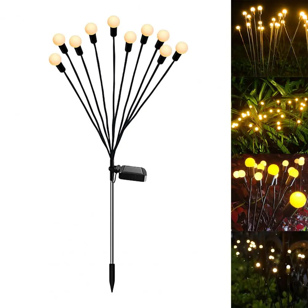 

Solar Lamp IP65 Waterproof Energy-saving High Brightness Decorative Solar Powered Firefly Lights Landscape Light for Patio