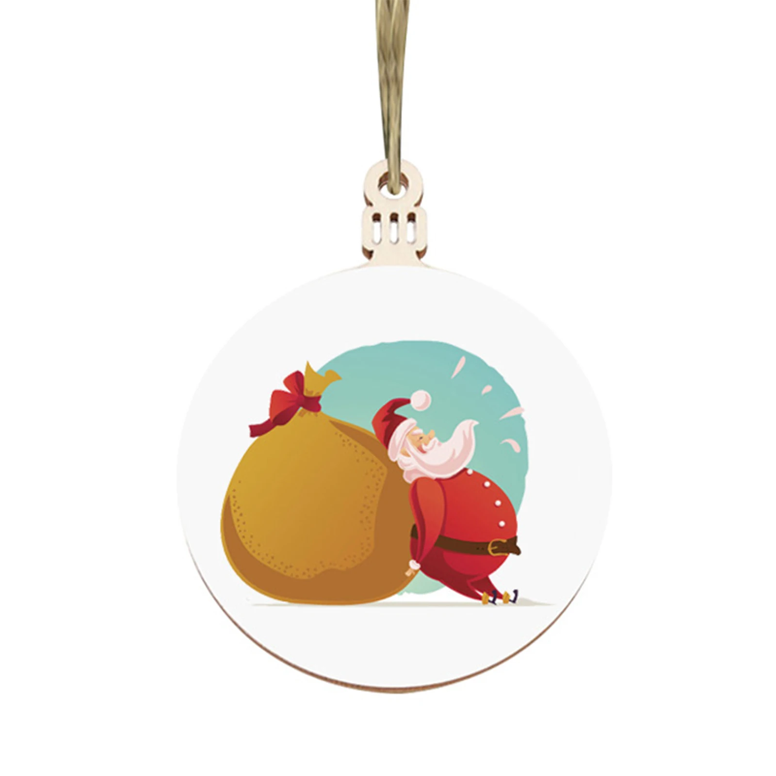 

Деревянные Рождественские Подвески, Рождественская елка, каплевидное украшение для праздника, дома, украшение для рождественской вечеринки