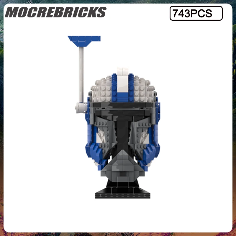 

Space War Helmet Series Human Cloning Soldier Building Blocks Model DIY Bricks Children's Educational Toys Gift 743PCS