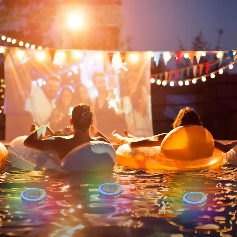 Плавающие фонари для бассейна на солнечной батарее декоративное освещение сада