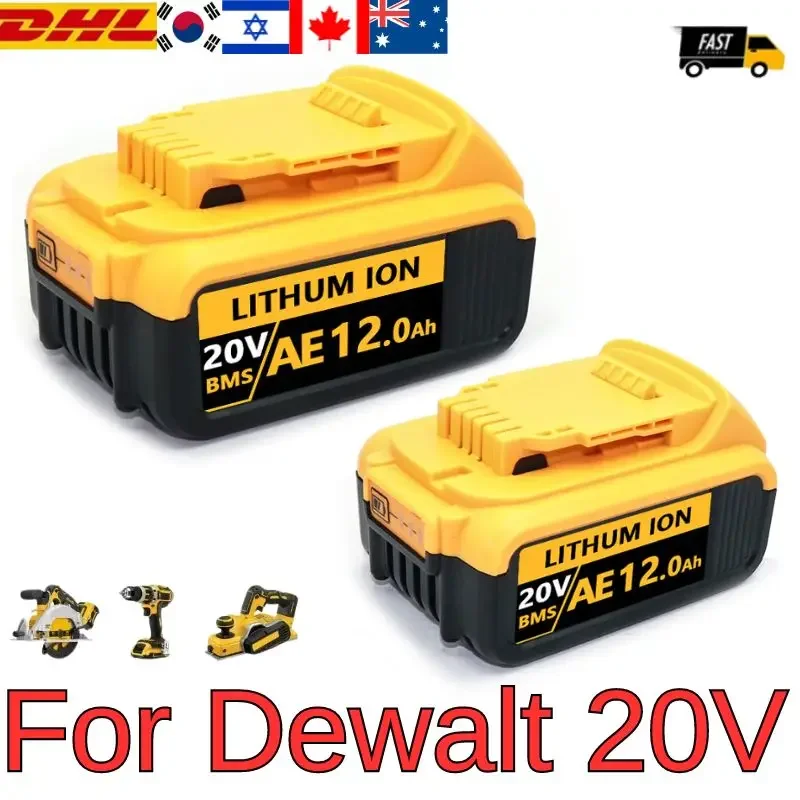 Сменный литий-ионный аккумулятор для DeWalt DCB205 DCB201 DCB203 18В/20В макс. 6 0 Ач 8 12
