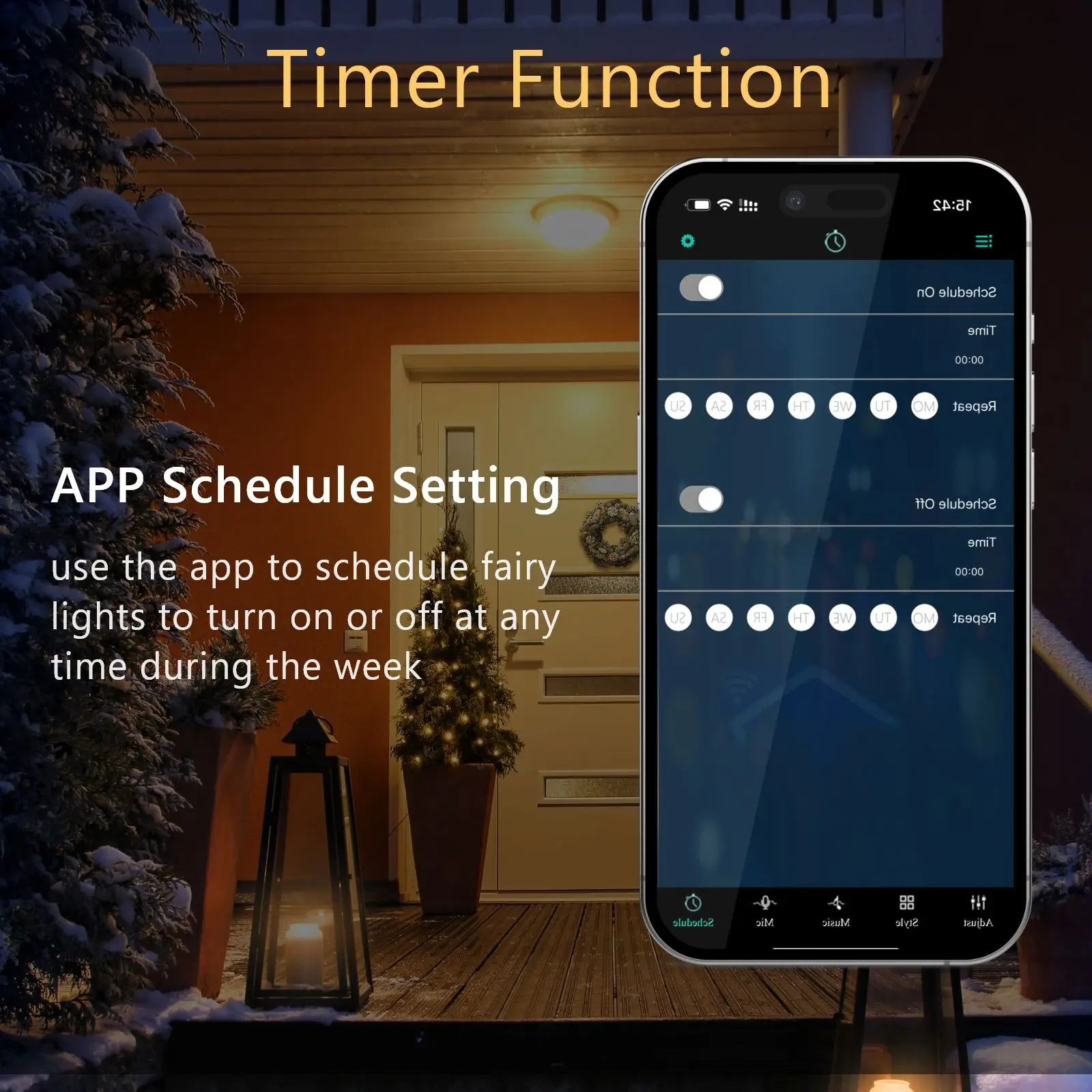 USB светодиодные ленты Bluetooth APP Control RGB Изменение цвета умные гирлянды с ИК-пультом