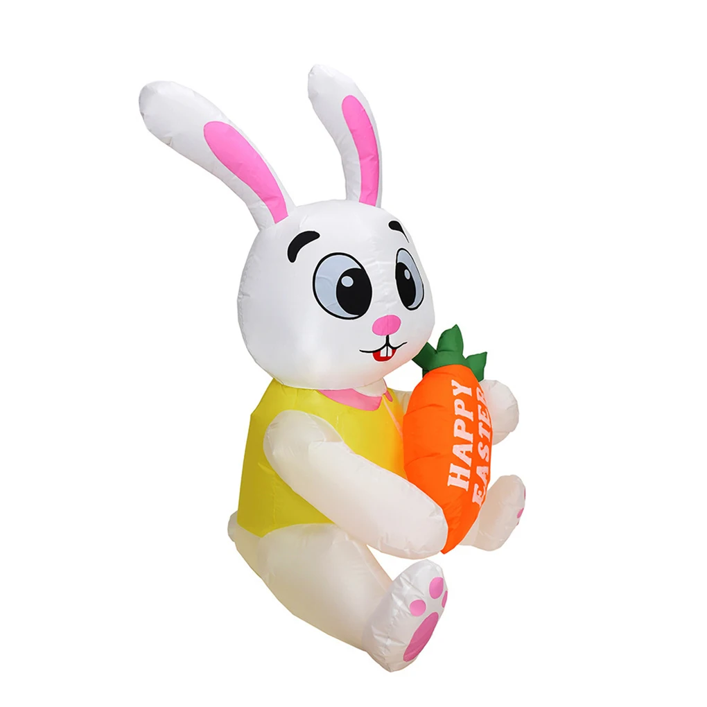 

Easter Animal Shaped Inflatable Ornament Courtyard Yard Decoration Indoor Outdoor LED Light Party Banquet Decor US Plug