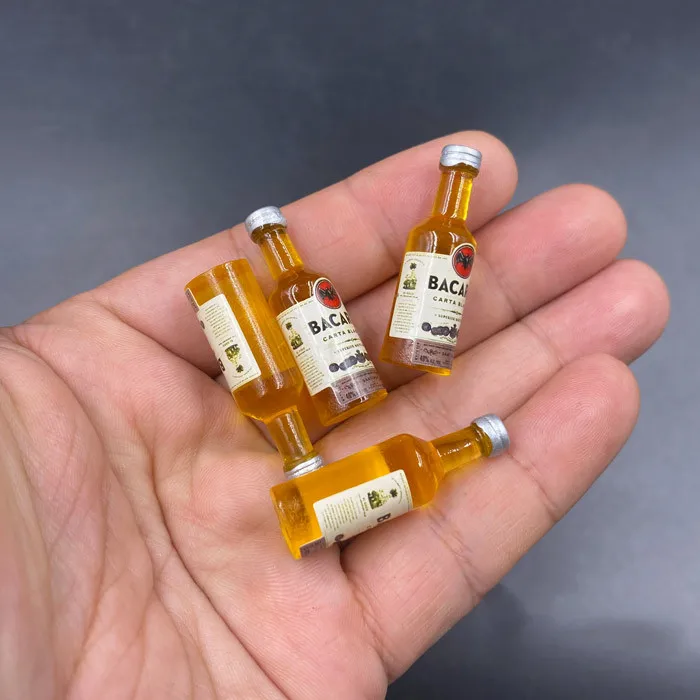 

1/6 масштаб 4 шт./компл. мини-модель рума для зарубежных винных бутылок для 12-дюймовых экшн-фигурок «сделай сам», аксессуары