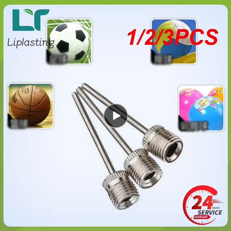 

1/2/3PCS Sport Ball Inflating Pump Needle For Football Basketball Soccer Inflatable Air Valve Adaptor Stainless Steel Pump Pin