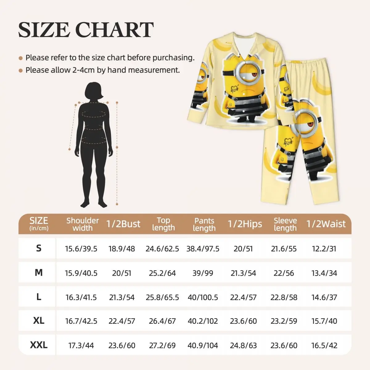 Женские пижамы Minions комплект из 2 предметов домашняя одежда женская пижама