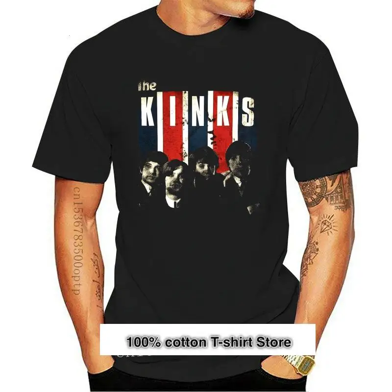 Camiseta con estampado de The Kinks, ropa de marca, divertida, Vintage, banda de Rock inglesa, talla grande