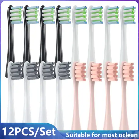 12 шт., сменные насадки для электрической зубной щетки Oclean X/ X PRO/ Z1/ F1/ One/ Air 2 /SE