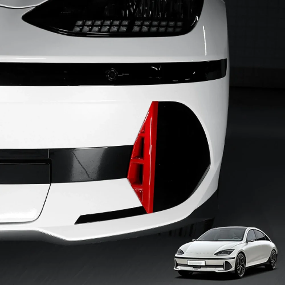 Для Hyundai Ioniq 6 2022 2023 передний бампер противотуманная фара рамка крышка автомобиля