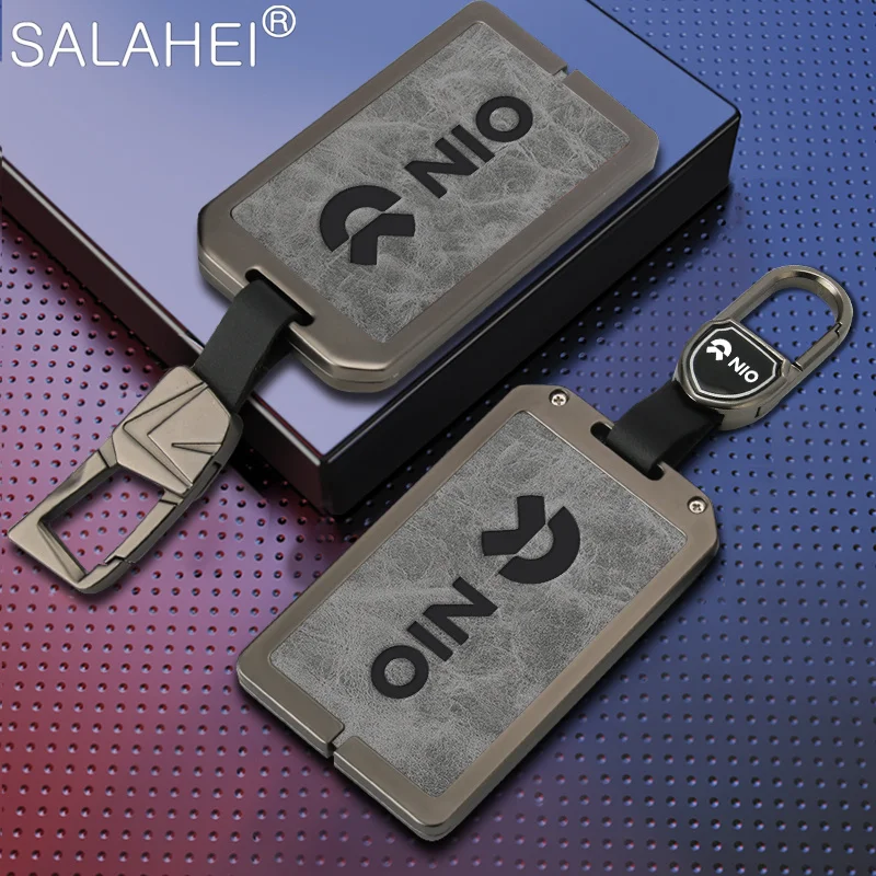 

Zinc Alloy Car Smart NFC Card Key Fob Case Full Cover Protect Shell Bag Accessories For Wei Lai NIO ET5 ET7 ES7 EC7 ES6 ES8 EC6