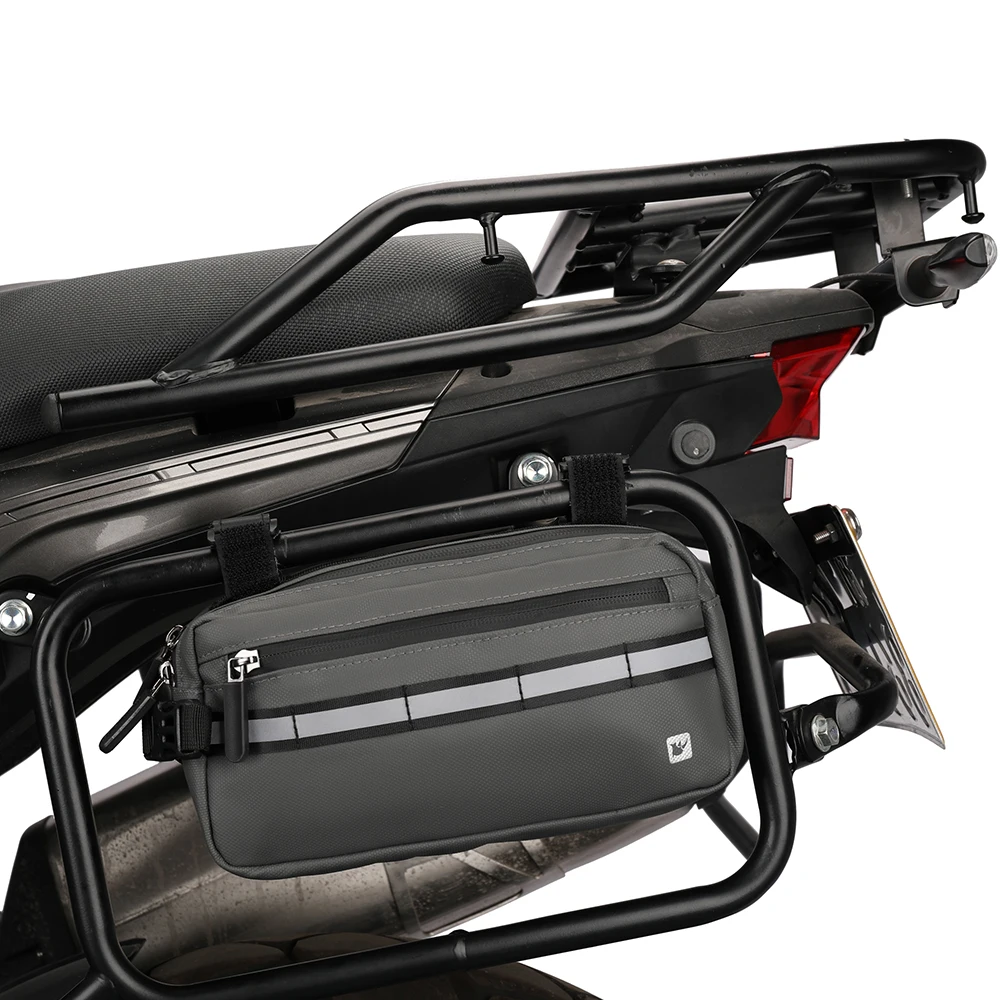 

Мотоциклетная сумка Rhinowalk, поясная сумка, Боковая Сумка для двигателя, сумка для наружного седла мотоцикла, аксессуары для багажа