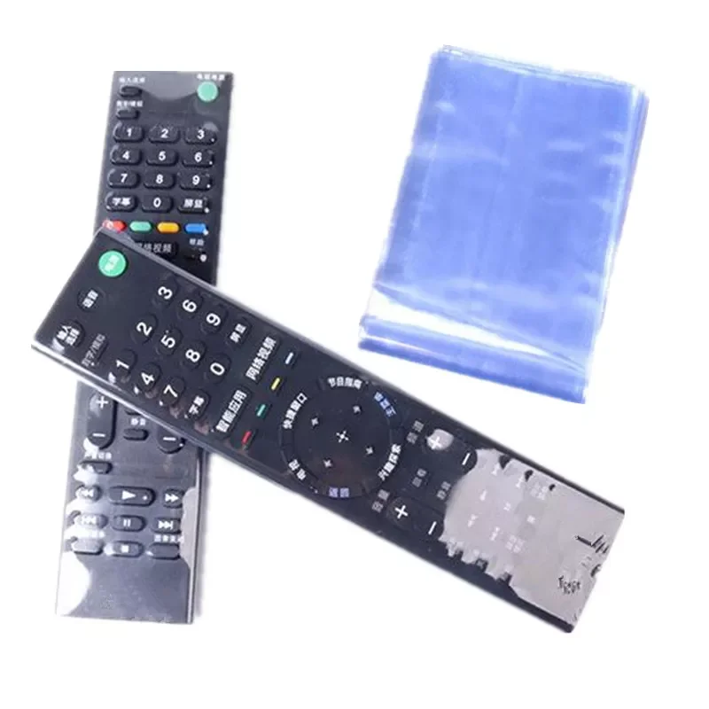 

5pcs/lot 27x11cm TV Remote Control Dustproof Bag Thermal Shrinkage Film Air Condition Remote Case Cover Protective Anti-dust Bag