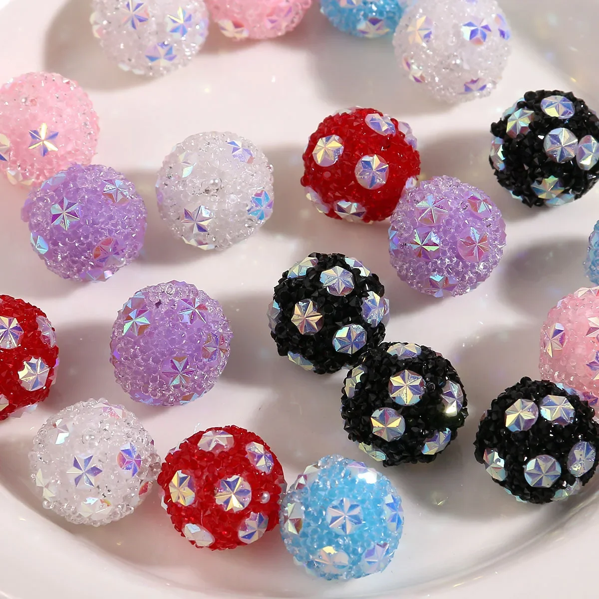 2 шт. Шамбала мечта снежинка липкие бриллиантовые сахарные бусины