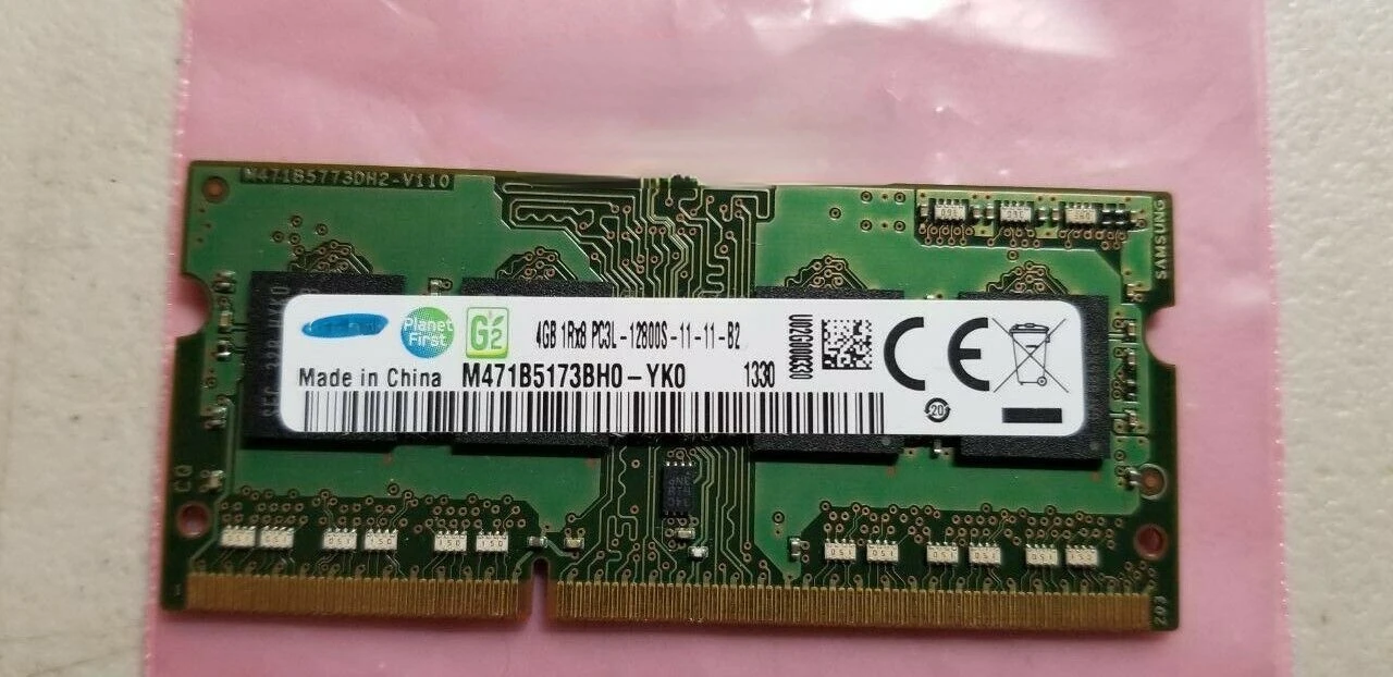 

RAM 4G DDR3L 1rx8 PC3L-12800S Ultra-Yko Laptop Internal Memory