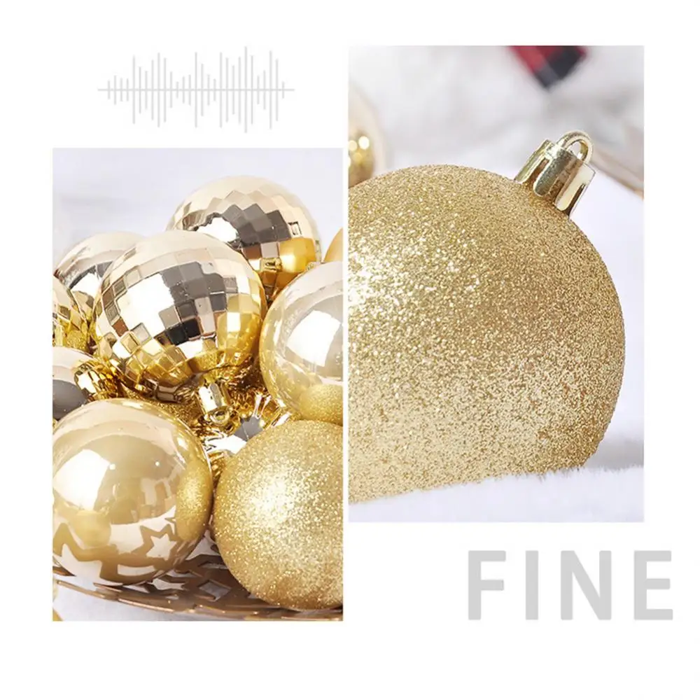 

Christmas Ball Plastic Easy Hanging Painting Durable Detachable Hook Home Decor New Year Hanging Gift Unique Design Pvc