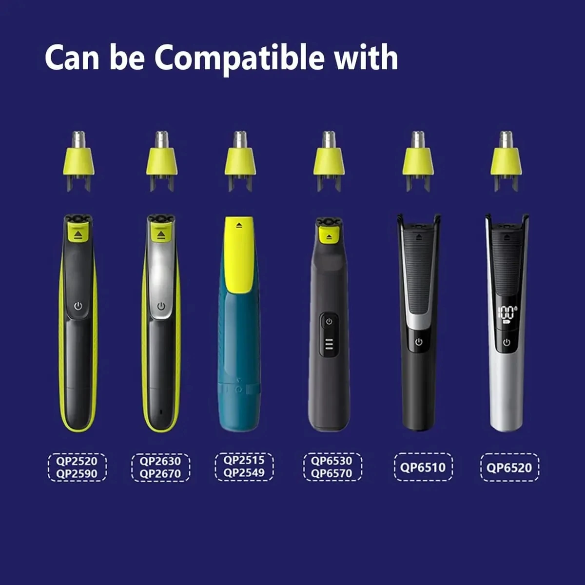 Сменные головки для триммера KVIFO QP2520 QP2515 QP2630 QP6510 QP6520 QP6530