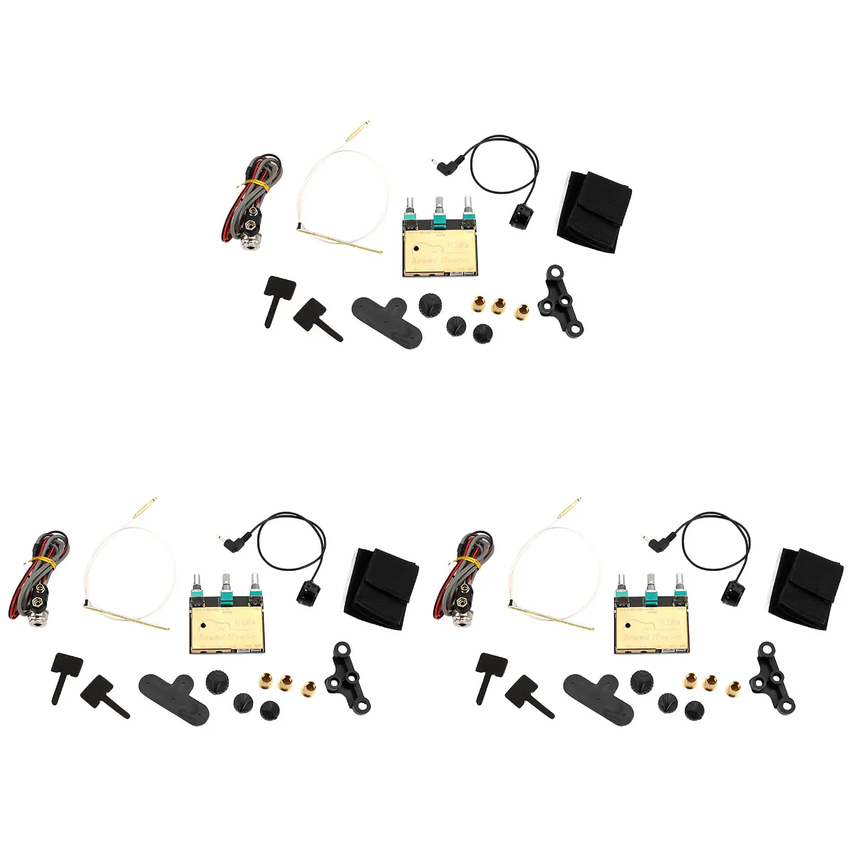 

3 комплекта, пьезоэлектрический Пикап для музыкальных инструментов