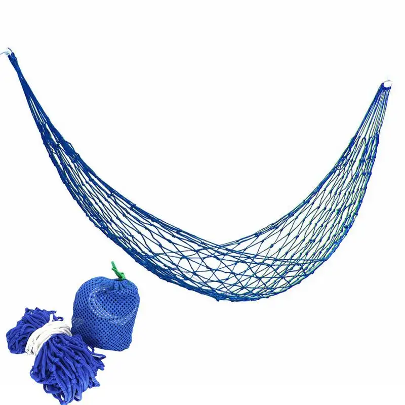 

Travel Hammock Sleeping Hammock Nylon Camping Hammock Large Weight Limit Swing Mesh Hammock Outside Nylon Hammocks For Trees