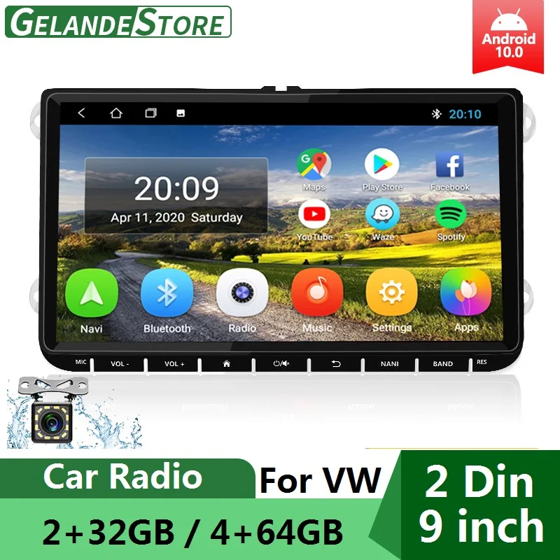 Автомобильный мультимедийный плеер стерео-система на Android с GPS Навигатором для