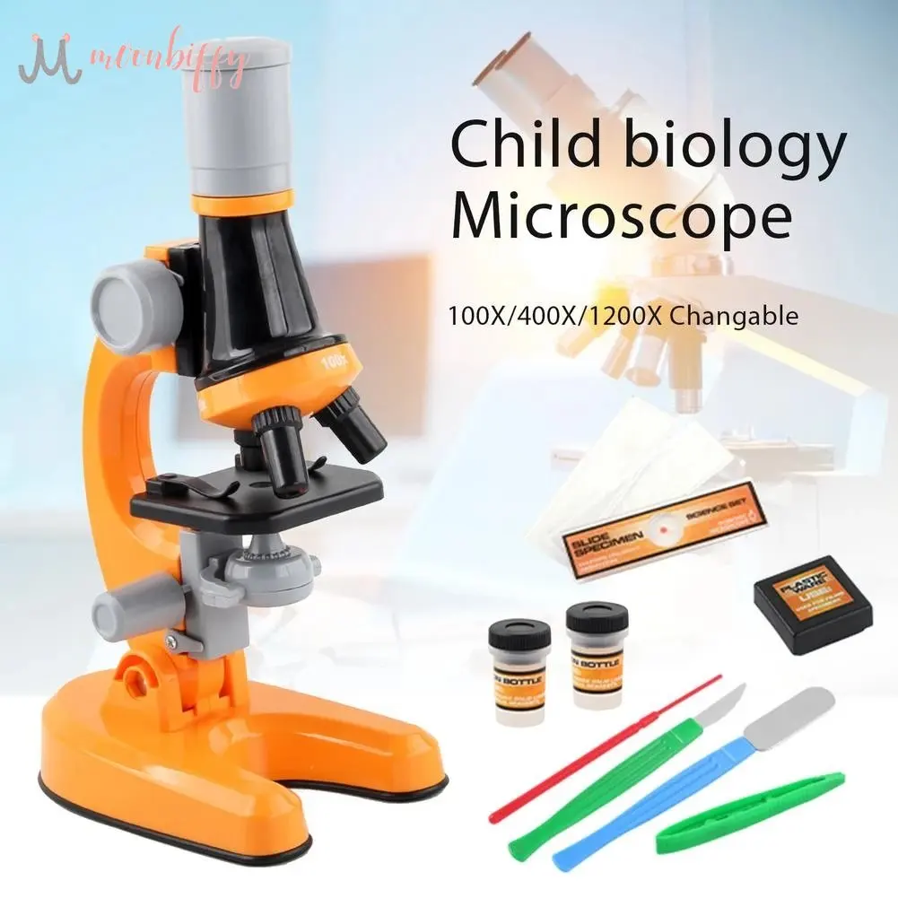 

Детские Биологические микроскопы модернизированные 100X/400X /1200X научные эксперименты школьные детские высокотехнологичные Обучающие Развив...
