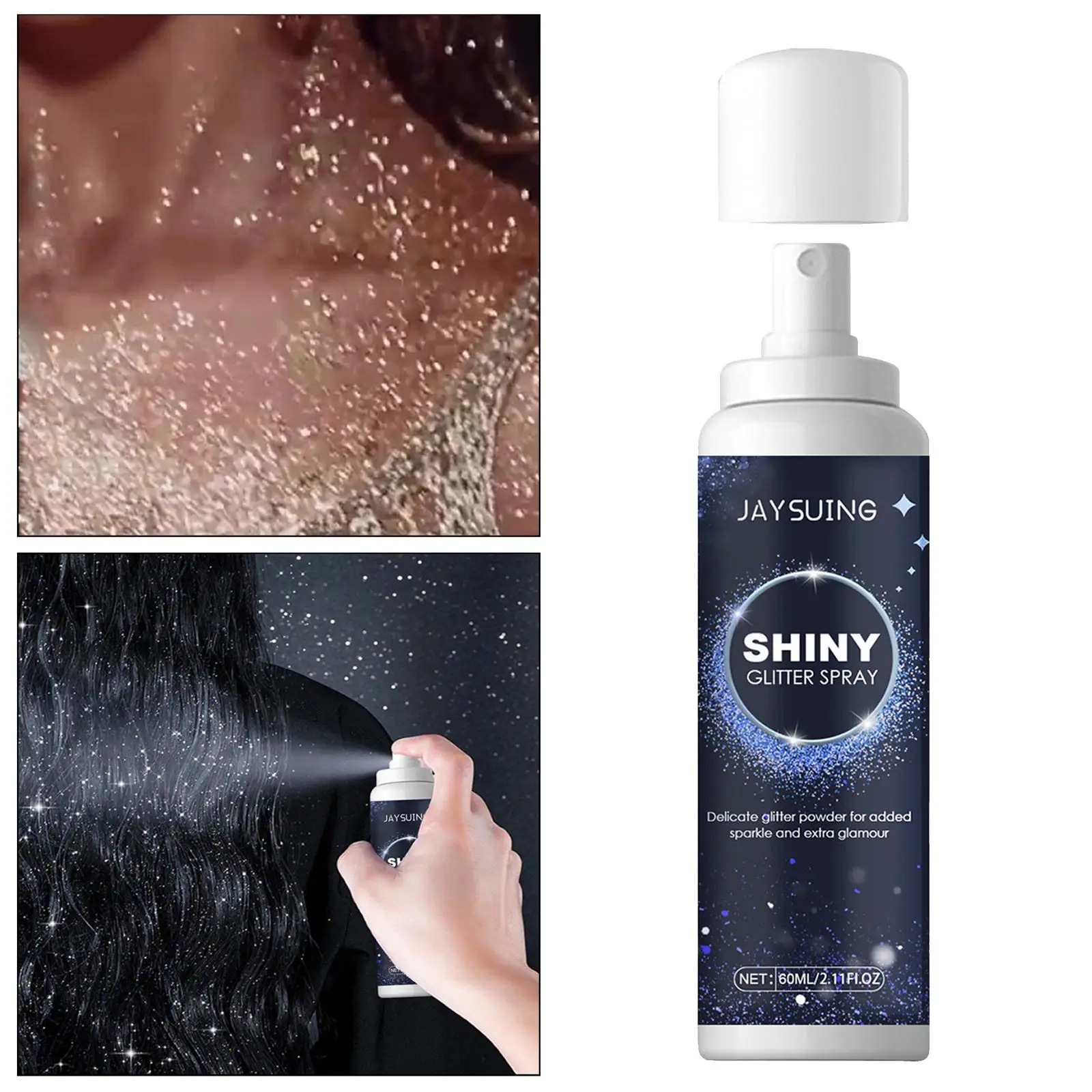 Long Lasting Nightclub Party Stage Sparkly Shimmery Powder Starry Sprays Highlighter