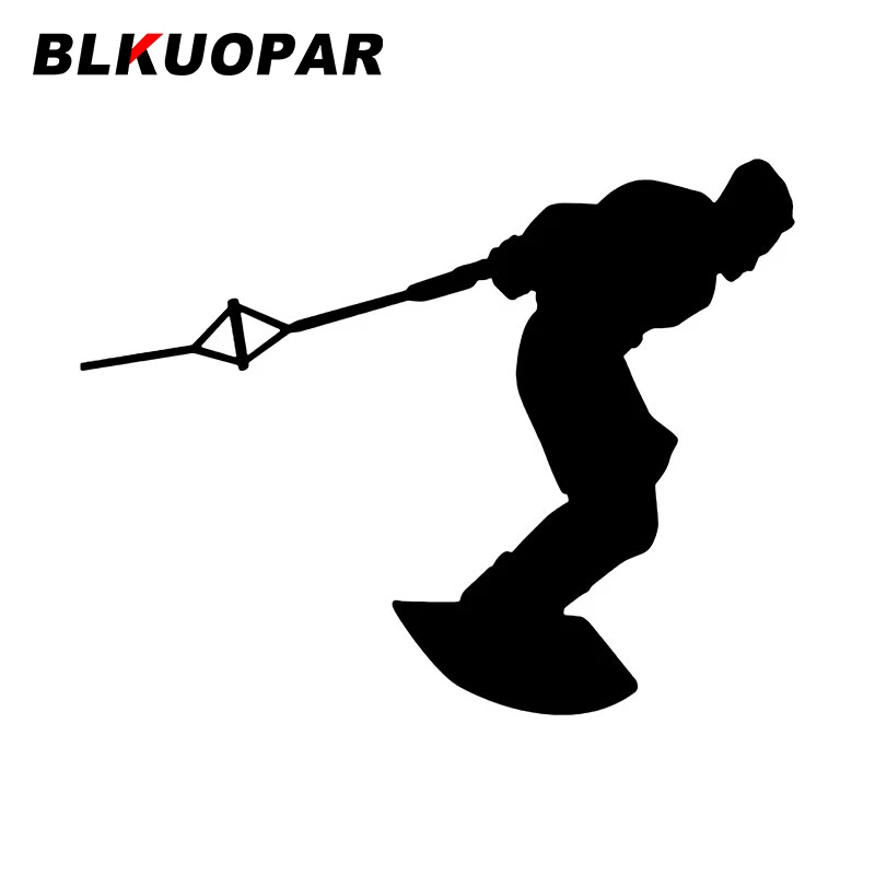 

BLKUOPAR Wakeboarding наклейка для лыжного автомобиля Водонепроницаемая креативная Солнцезащитная наклейка на окна багажник Декор холодильник кара...