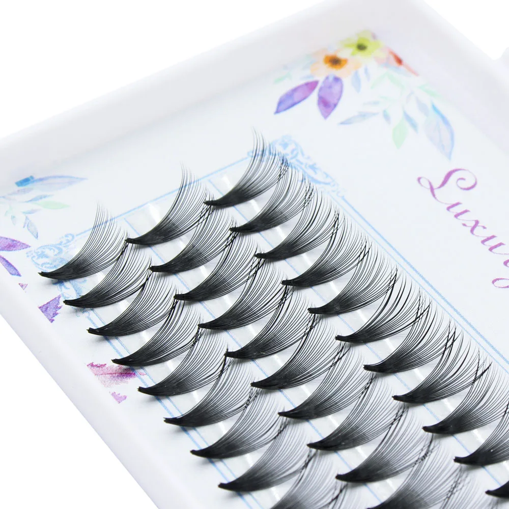 

60 bundles of mink eyelashes natural extension graft eyelashes 20D Pre-fanned Eyelashes Russian curling eyelashes makeup tool