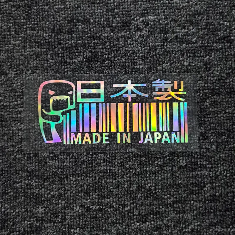 

Автомобильные наклейки, сделанные в Японии Domo Kun JDM, светоотражающее украшение для багажника, лобового стекла, бампера, мотоциклетного шлема, ноутбука, компьютера D2