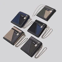 1pc creative unisex canvas korean wallet black card holder coin purse high quality exquisite business foldable wallet