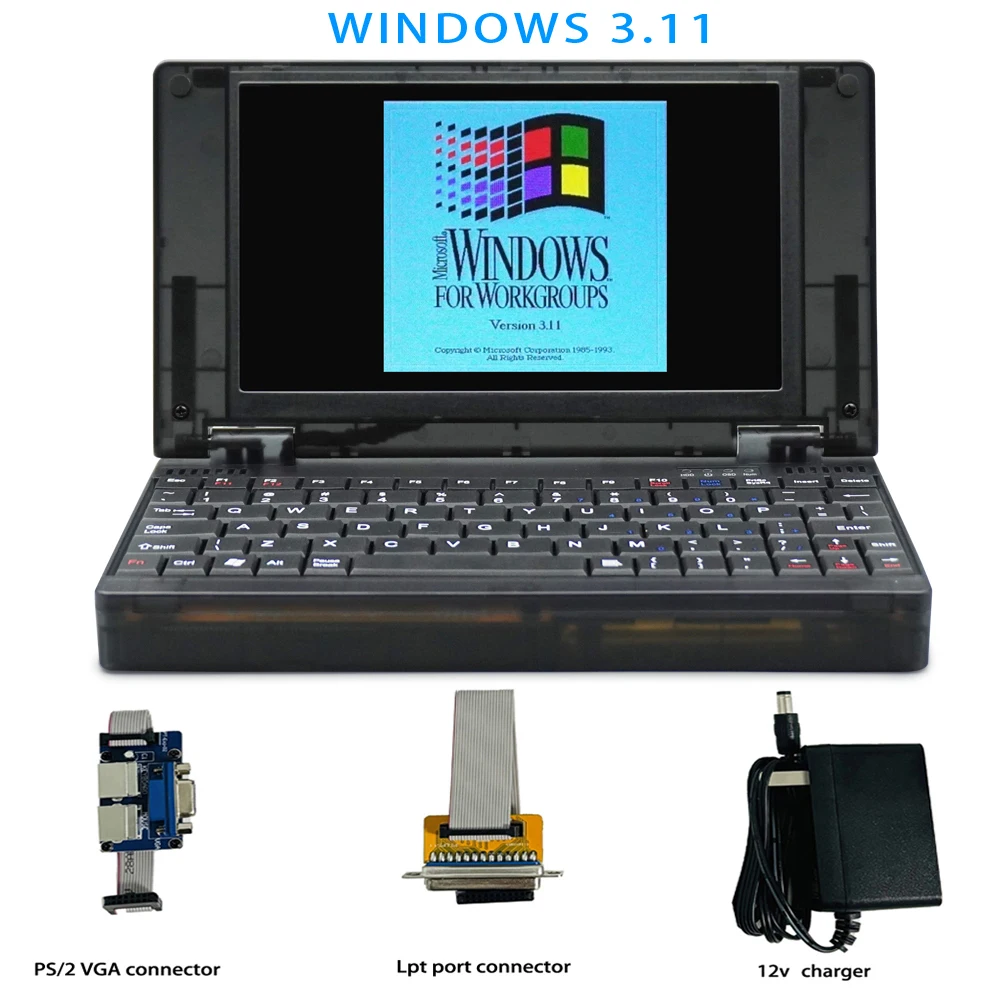 

Ретро ноутбук Pocket 386 Windows 3.11/95