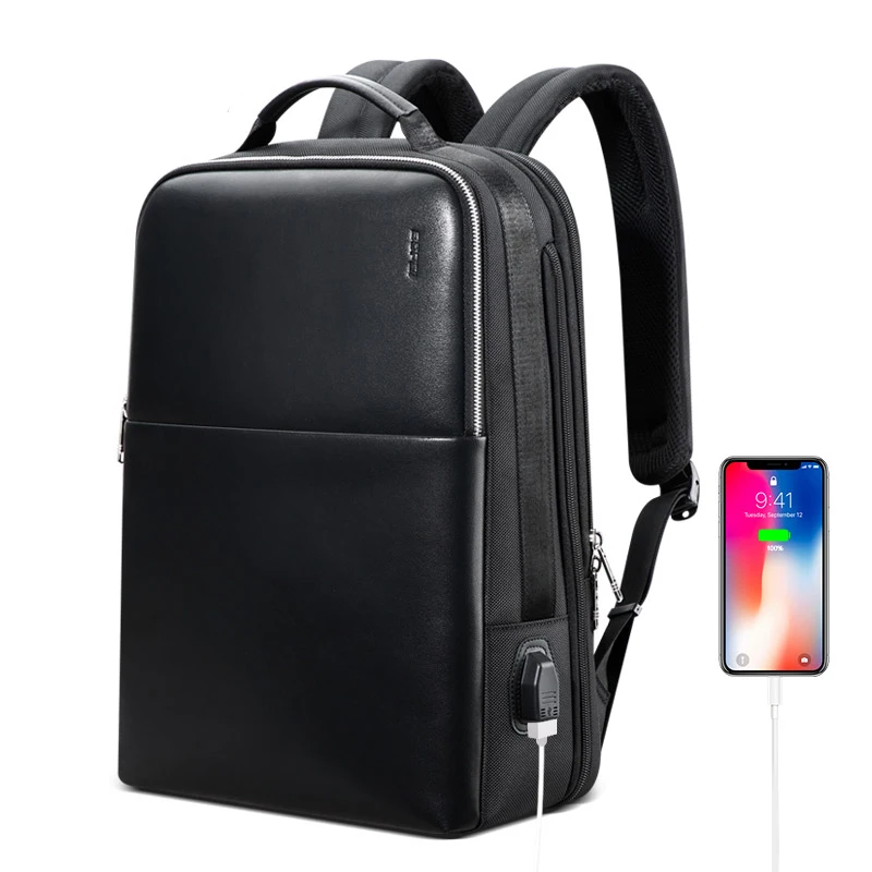 

Мужской водонепроницаемый рюкзак с отделением для ноутбука 15 дюймов, из микрофибры