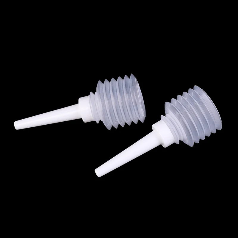 10pcs 50ml Disposable Medical Vaginal Irrigator Retractable Vagina Anal Douche Feminine Hygiene Enema Cleaner PVC Rectal Syringe