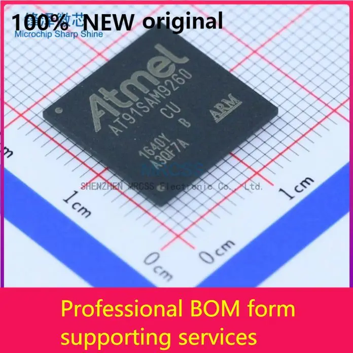 

MCU 32-разрядная модель AT91 ARM926EJ-S RISC 32KB ROM 1,8 V/3,3 V 217-Pin LFBGA-tray AT91SAM9260B-CU 100% оригинал