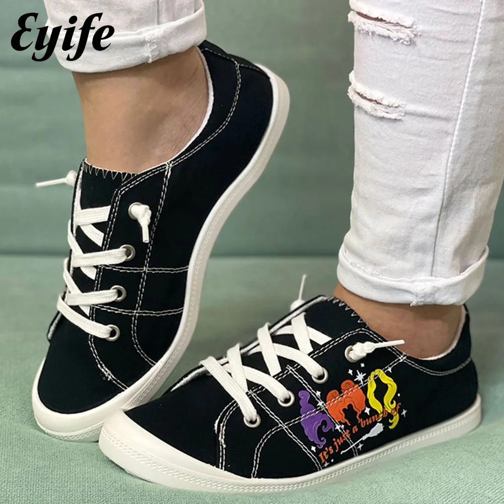 

Кеды женские холщовые, удобные кроссовки, эспадрильи, на шнуровке, с принтом, домашняя спортивная обувь для прогулок, большие размеры 43, весна 2023