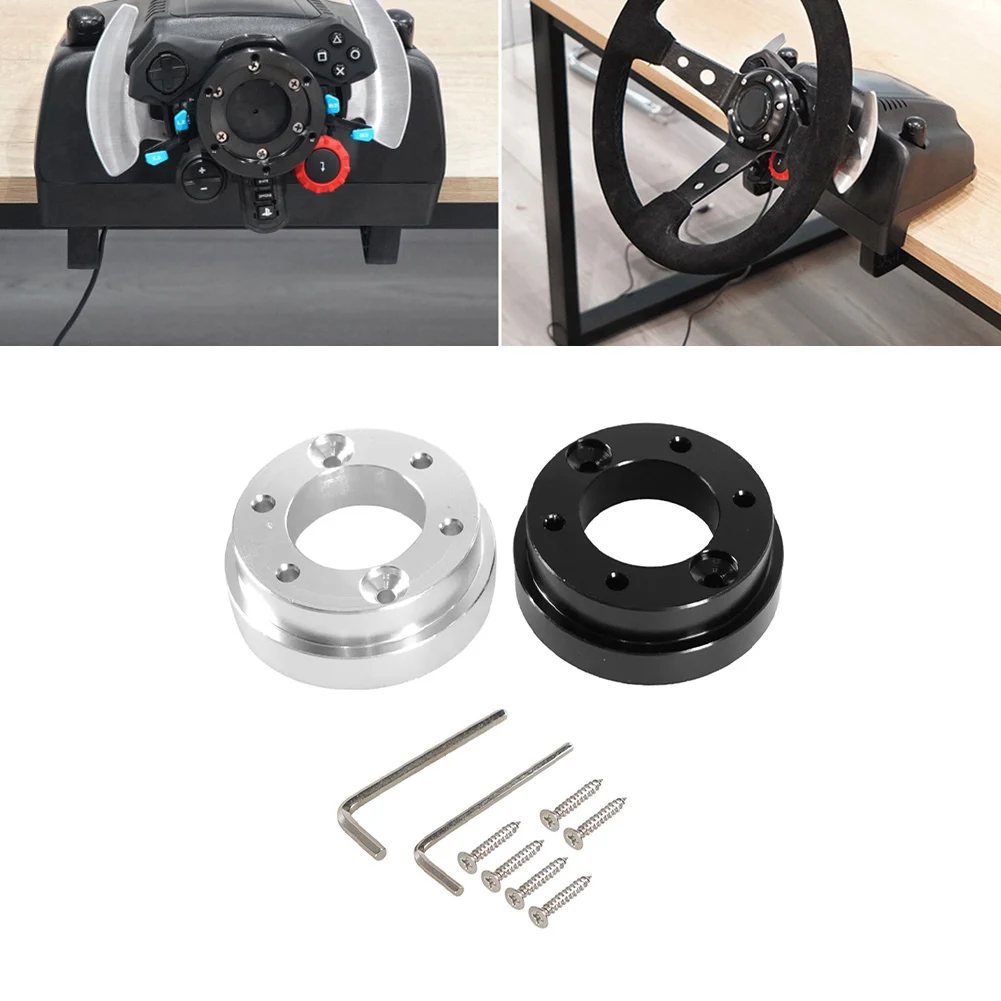 Фото Адаптер-переходник для руля Logitech G25 G27 G29 G920, 70 мм PCD, алюминиевый, для модификации гоночных симуляторов №3