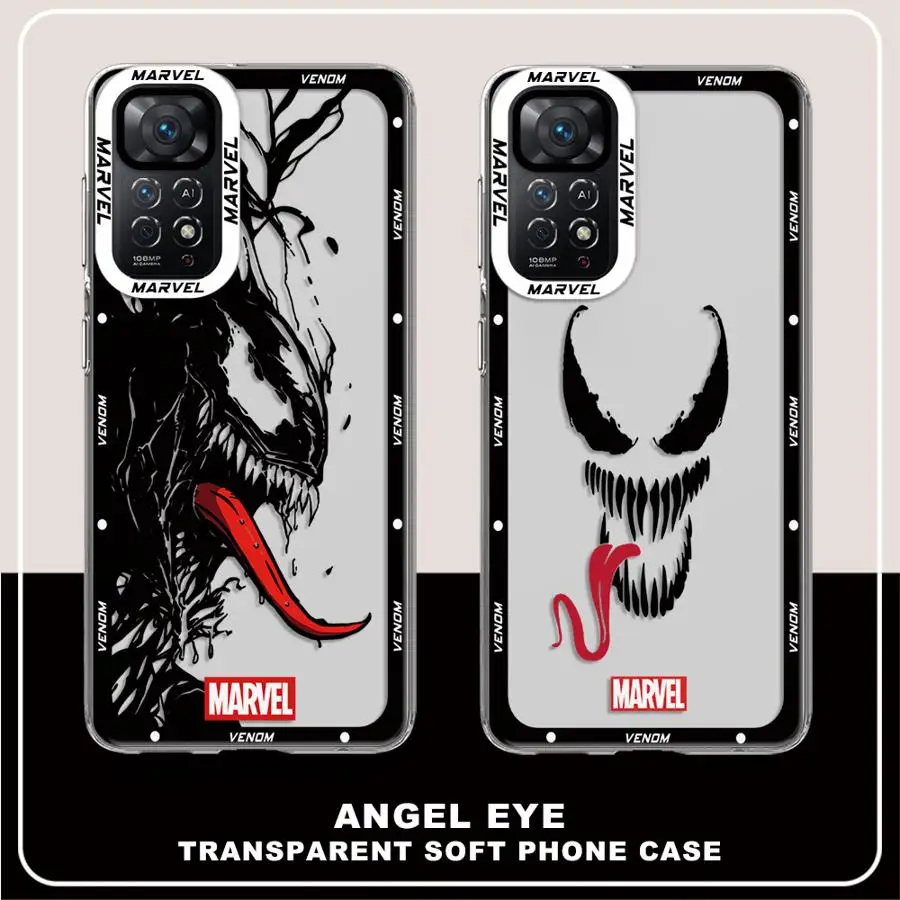 Marvel Venom phone Case for Mi 11 Lite 5G 11T Pro Poco X3 NFC X4Pro5G X4 GT X5 M3