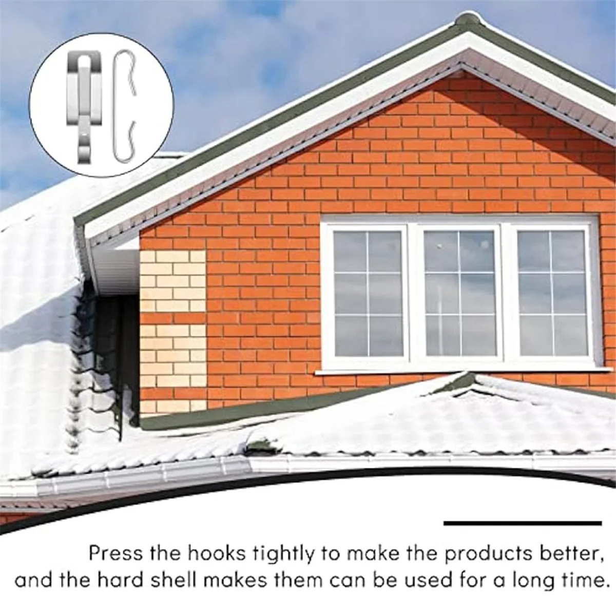 192 шт. зажимы для крыши теплового кабеля комплект зажимов и прокладок желоба