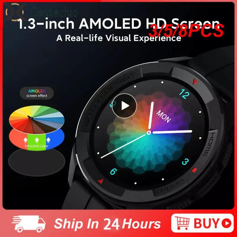 

3/5/8PCS Heart Rate Monitor Spo2 Measurement Sports Smart Watch.fitness Tracker 60 Days Battery Life Sport Watch