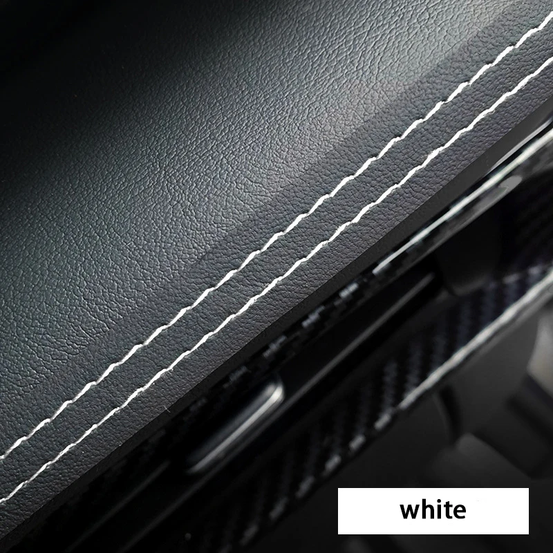 

Автомобильная фотобумага, самоклеящаяся кожаная декоративная линия для приборной панели, красная синяя тесьма «сделай сам», украшение для автомобиля 0,5/1/2 м