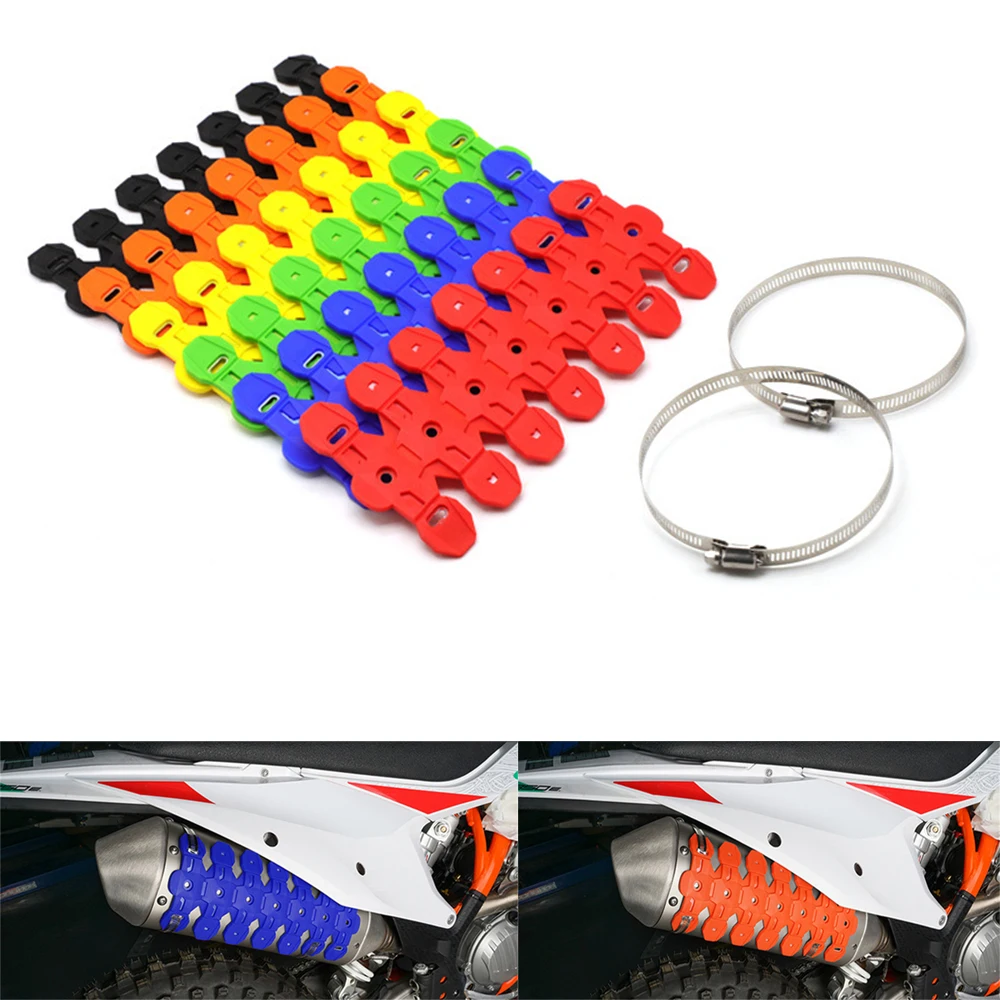 

Motorcycle Exhaust Muffler Pipe Shield Protector Guard For KTM Honda Yamaha Suzuki Kawasaki CRF YZF WRF RMZ SX-F EXC/EXC-F FC/FE