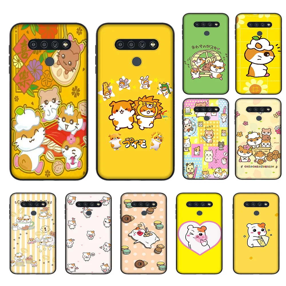 Coro Kuririn Ebichu Cover for Xiaomi Poco C65 C55 C51 C50 C40 Pocophone F1 F5 F3 F2 GT X4 X3 nfc Pro Black Phone Case