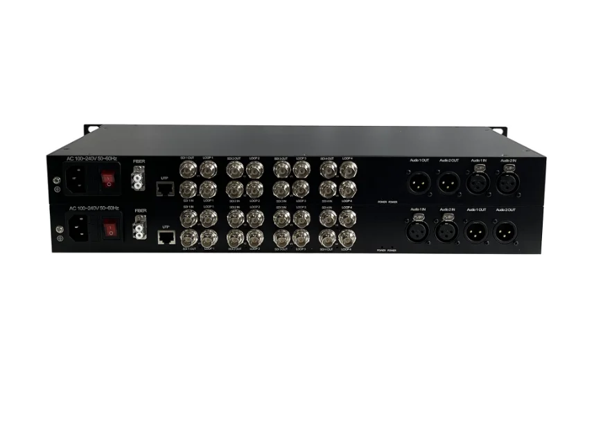 3G-SDI волоконный LC с аудио и Ethernet волоконно-оптический конвертер удлинитель