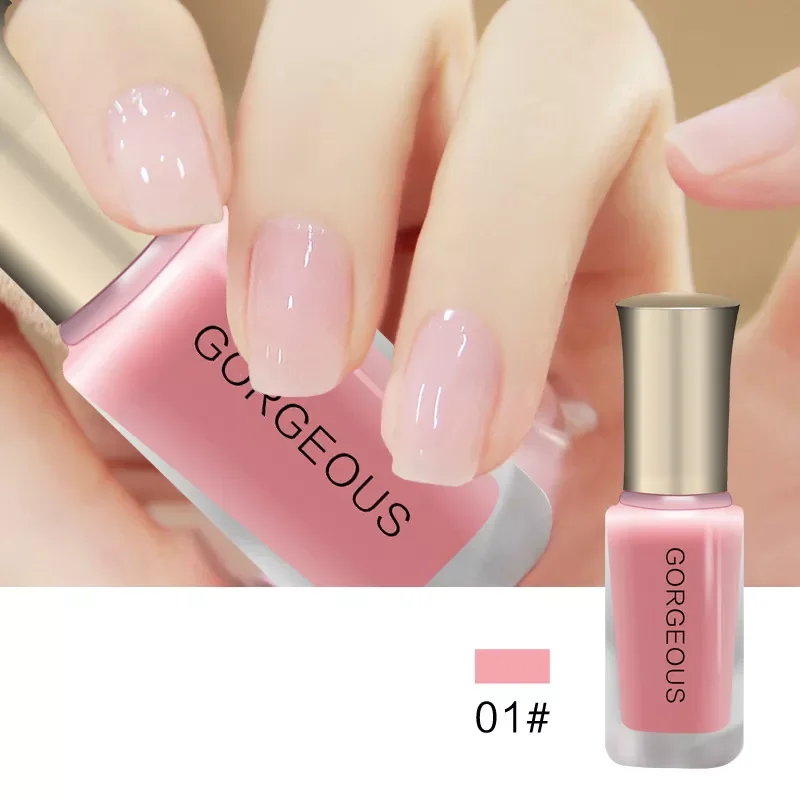

New Fashion Nail Polish Art For Women Translucent Brand Sweet Color Jelly Nail Polish